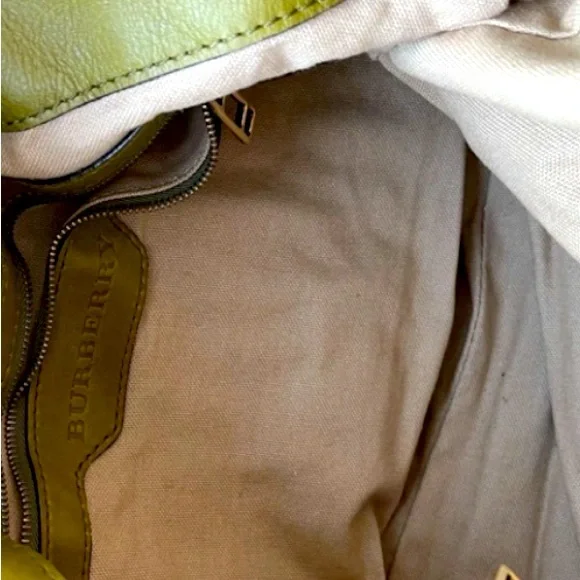 Authentic Burberry  House Check Canvas & Leather Details - Picture 8 of 15